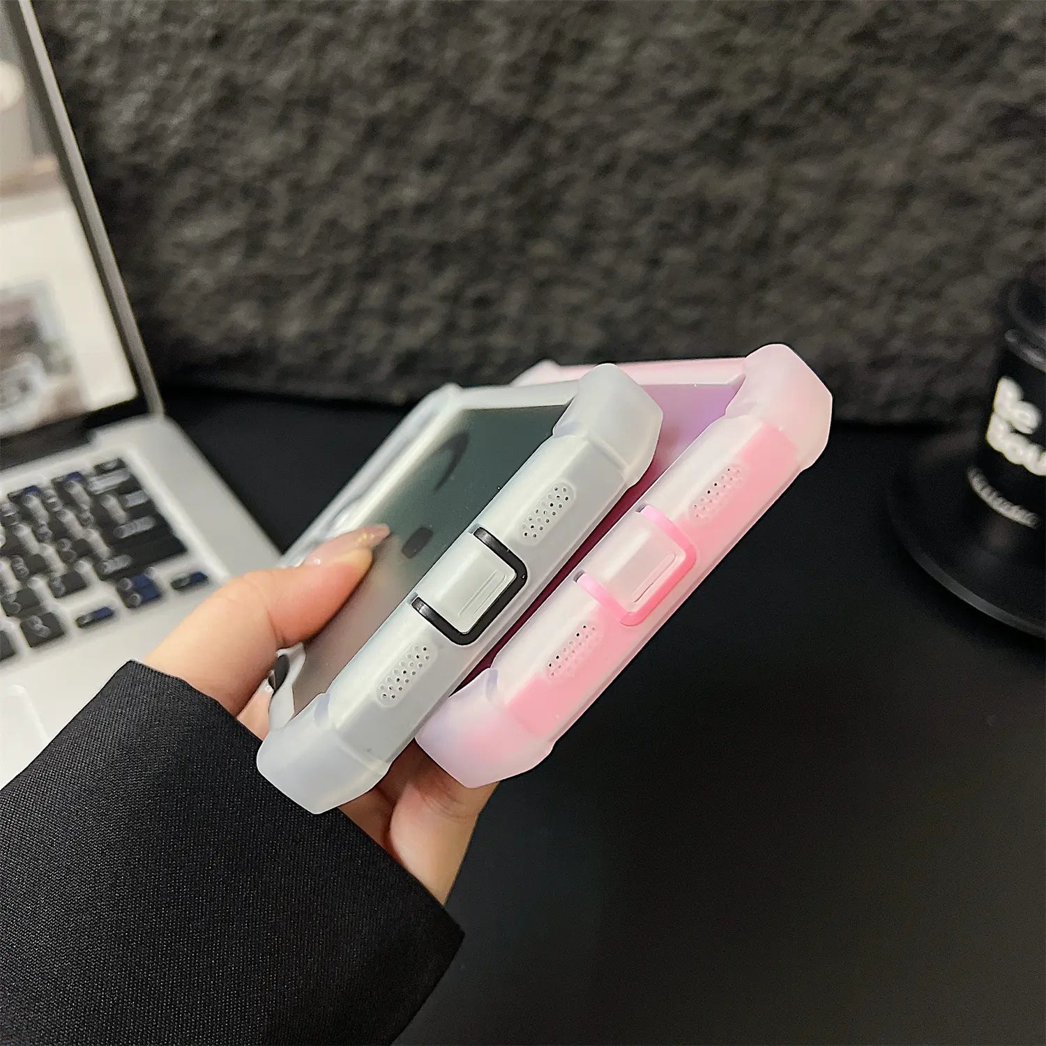 HOTSIAD Iridescent Laser Fluorescent Phone Case - MagSafe Compatible, Shockproof, Anti-Slip, and Scratch-Resistant Drop Protection for iPhone 17, 16 Pro Max, 15, 14, 13 Pro Max
