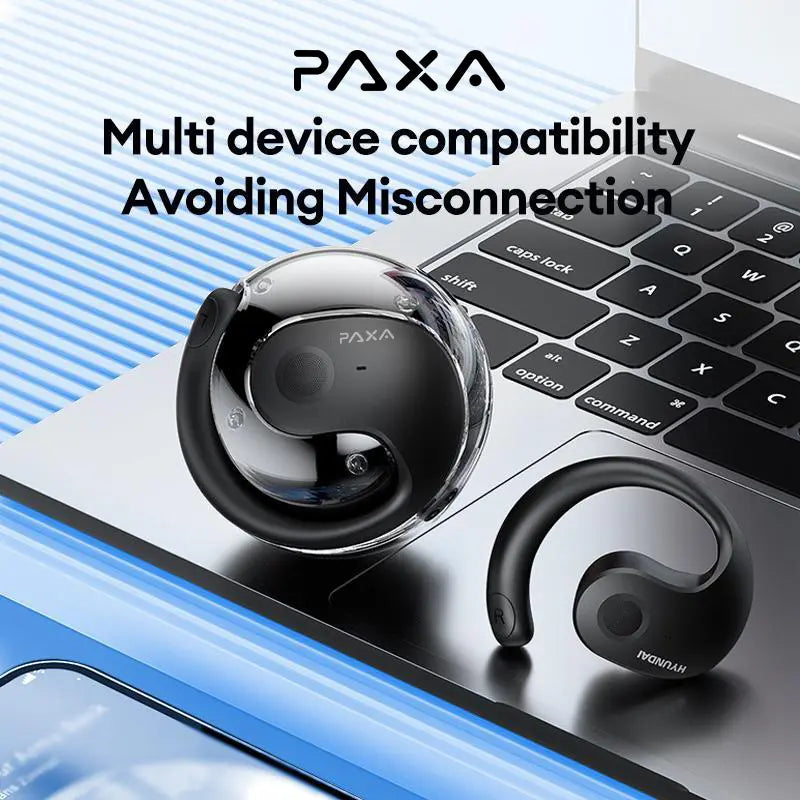 PAXA T26 Pro Wireless Earbuds - Premium Bluetooth Earbuds with Superior Sound Quality for Music and Phone Calls, Sport Headsets Featuring Noise-Canceling Microphone